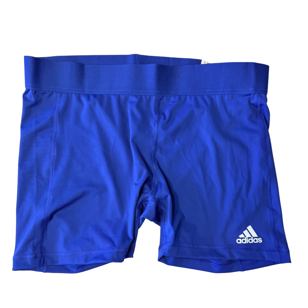 Adidas TF VB Shorts Compression 4" Inseam Volleyball XL Blue Gym Workout New